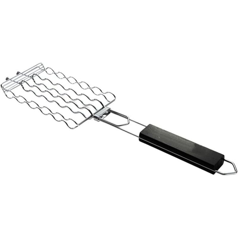 Panier de Barbecue à saucisses, gril de pique-nique pour 6 Hot Dogs, panier en maille métallique, outils de Barbecue portables, accessoires de