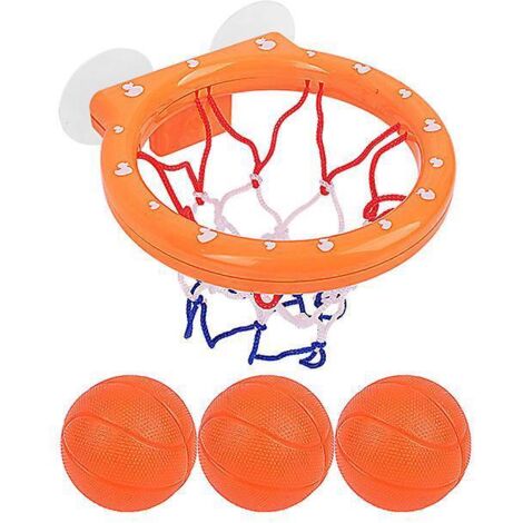 panier De Basket Pour Bb,panier Basket Enfant Ensemble De Mini Panier De Basket Avec 3 Pices Balles,jouet De Bain,mini Basket Avec Ventouse (ordin