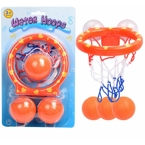 CYFIE Mini Basket, Panier de Basket Interieur pour Enfants avec Ventouse,  Jouet de Bain pour Enfants Panier Basket Interieur avec 3 Balle pour Porte