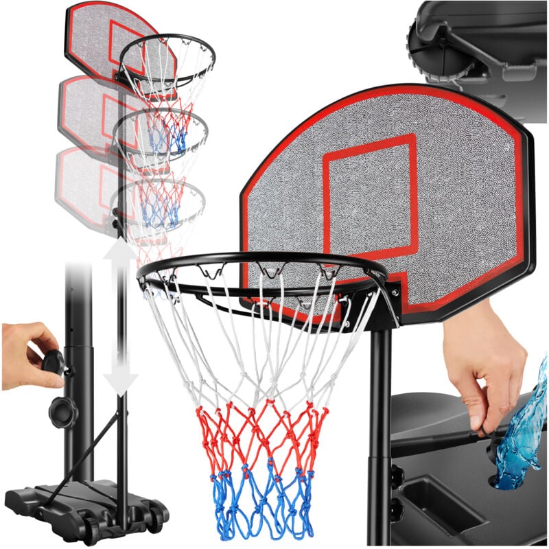 Tectake - Panier de basketball sur pied harlem -