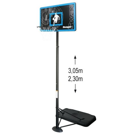 Panier de Basketball sur Pied Mobile The Glider Hauteur Réglable de 2,30m à 3,05m