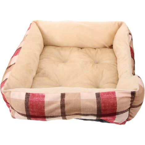 Panier de Couchage pour Chien Style Noël Nid pour Chat et Chien Couchage
