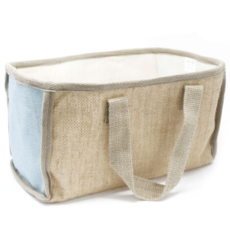 Panier de Courses Grand - 33x18x20cm - Sarcelle- Vendu par 1