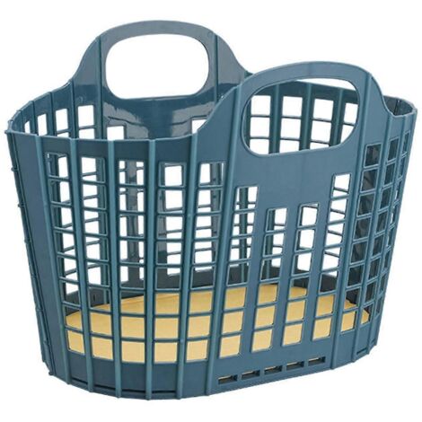 Panier de courses pliable, panier de douche/salle de bain, panier en plastique avec poignée-AquaForge
