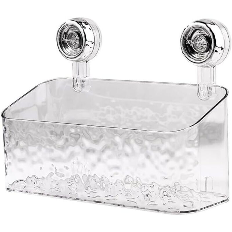 Panier de douche à ventouses sans perçage, étagère de douche suspendue, étagère de salle de bain, étagère murale avec trous de drainage, organisateur