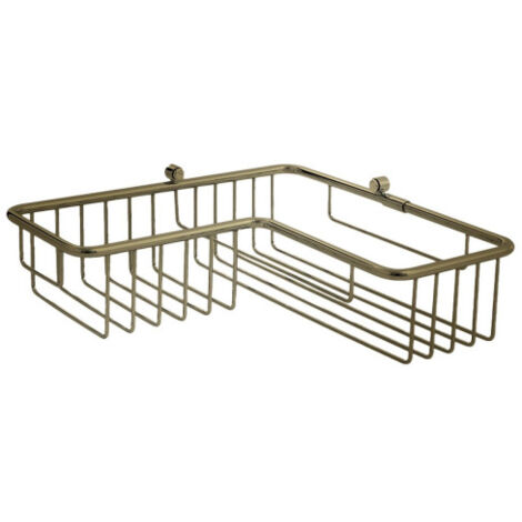 Panier de douche d'angle 27277 cm or brosse - CRISTINA ONDYNA SH86896P