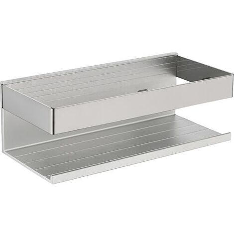 Panier de douche Kalomo argent, 280x100x75 mm
