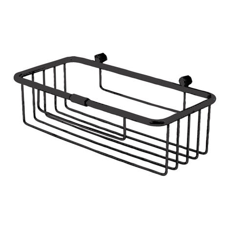 Panier de douche rectangulaire 25228 cm blackmat - CRISTINA ONDYNA SHD1513