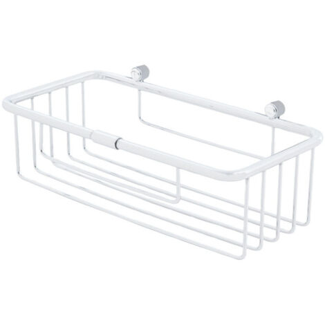 Panier de douche rectangulaire 25228 cm blanc - CRISTINA ONDYNA SHD1524