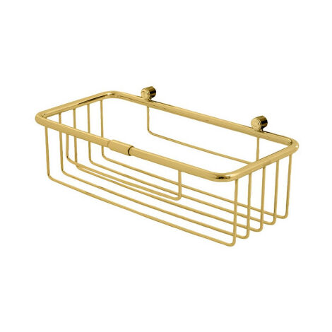 Panier de douche rectangulaire 25228 cm dore - CRISTINA ONDYNA SHD1556P