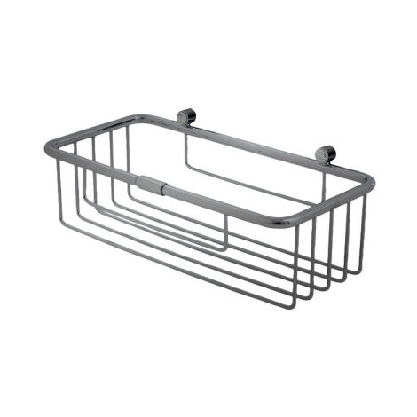Panier de douche rectangulaire 25228 cm metal brosse - CRISTINA ONDYNA SHD1577