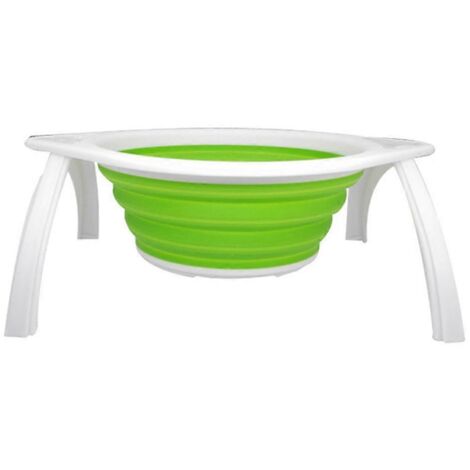 Panier de Drainage Pliable pour Légumes et Fruits avec Support Pied et Poignée - Passoire de Cuisine Rétractable pour Lavage Alimentaire