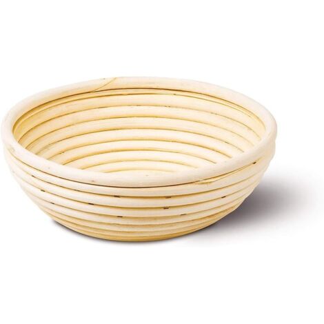 Panier de fermentation en rotin (rond, 22 x 8,5 cm), Ensoleillé