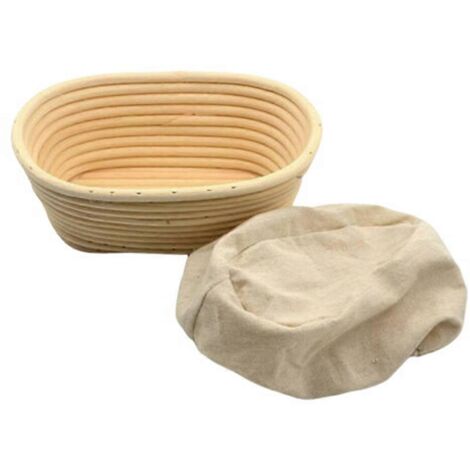 Panier de fermentation ovale pour pain - 17 x 12 x 6 cm