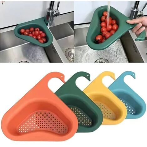 Panier de filtre à égoutter (lot de 4), panier de filtre suspendu, triangulaire