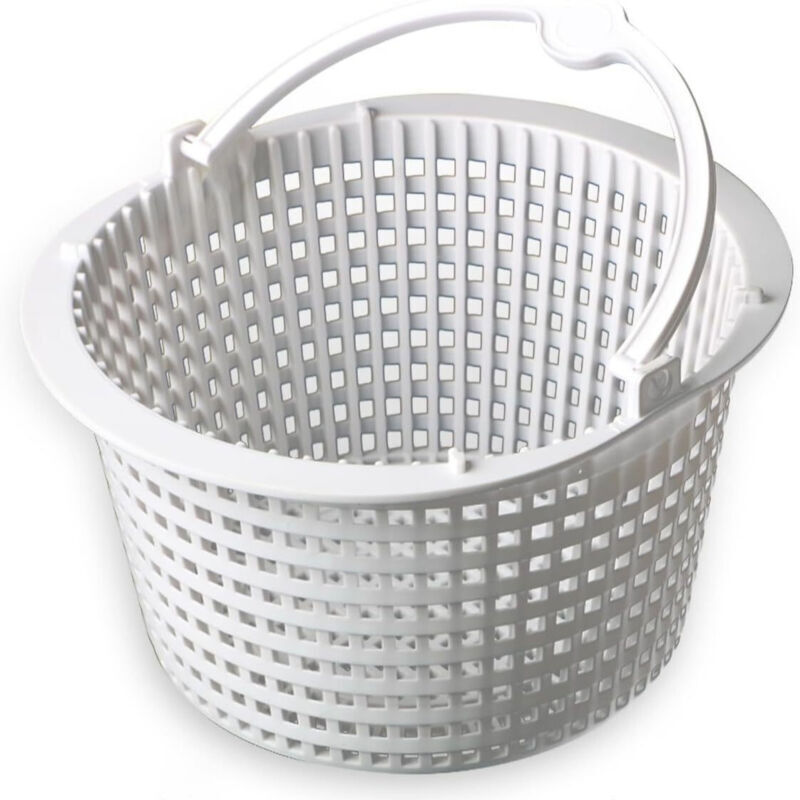Panier de filtre de piscine de 19 cm, compatible avec les paniers de filtre à absorption en plastique robuste, facile à installer