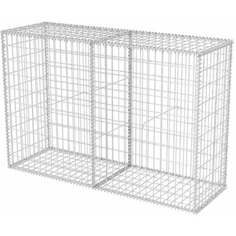 Panier de gabion Acier galvanisé 150x50x100 cm