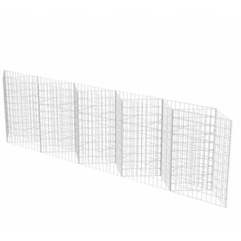 Panier de gabion Acier galvanisé 300x30x100 cm