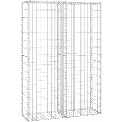 Panier de gabion avec couvercle Fil galvanisé 150 x 100 x 30 cm