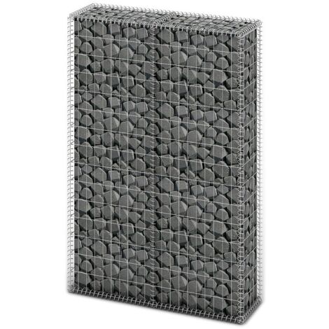 Panier de gabion avec couvercle Fil galvanisé 150 x 100x30