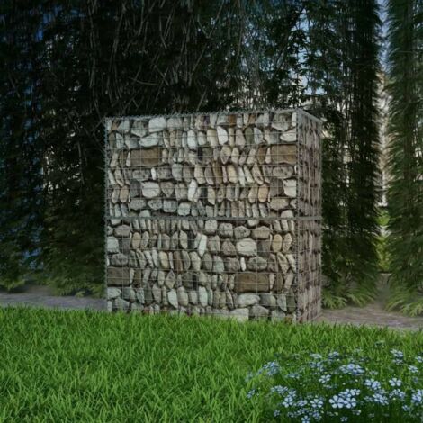 Panier de gabion  Clôture de jardin  Mur en Gabion  Cage à Pierres de Jardin décoratif Acier galvanisé 100x50x100 cm DBEB7683186