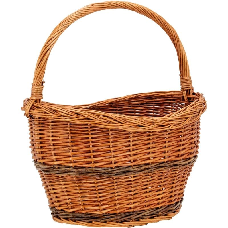 Panier de marché en osier 'Cottage Charm'