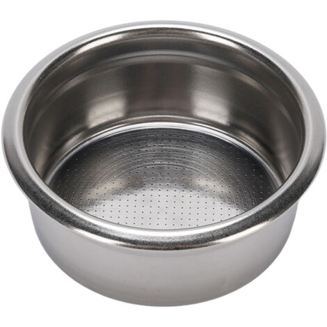 Panier de Portafilter 58mm pour Café - Filtre Non Pressurisé Simple Couche en Acier Inoxydable 304, 28mm de Hauteur