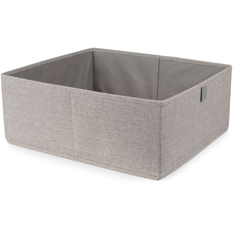 Boîte de rangement Oxford taille L - COMPACTOR - 42 x 36 x H.16.5 CM - Gris