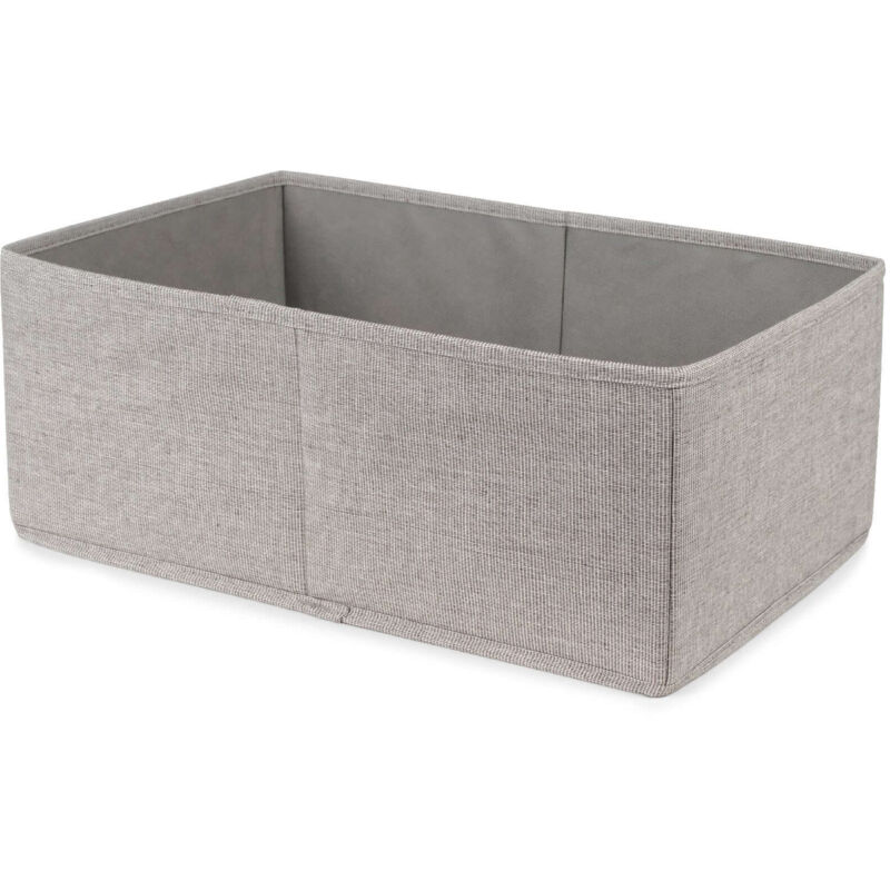 Boîte de rangement Oxford taille M - COMPACTOR - 42 x 26 x H.16.5 CM - Gris