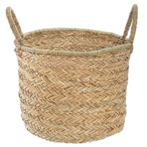 Panier de Rangement à Anses "Seagrass" 27cm Naturel