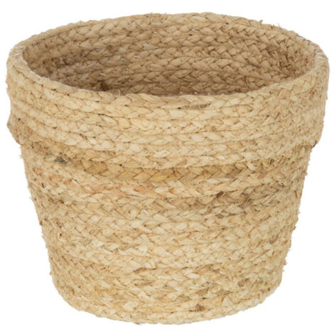 Panier de Rangement à Rebord "Maïs" 21cm Naturel