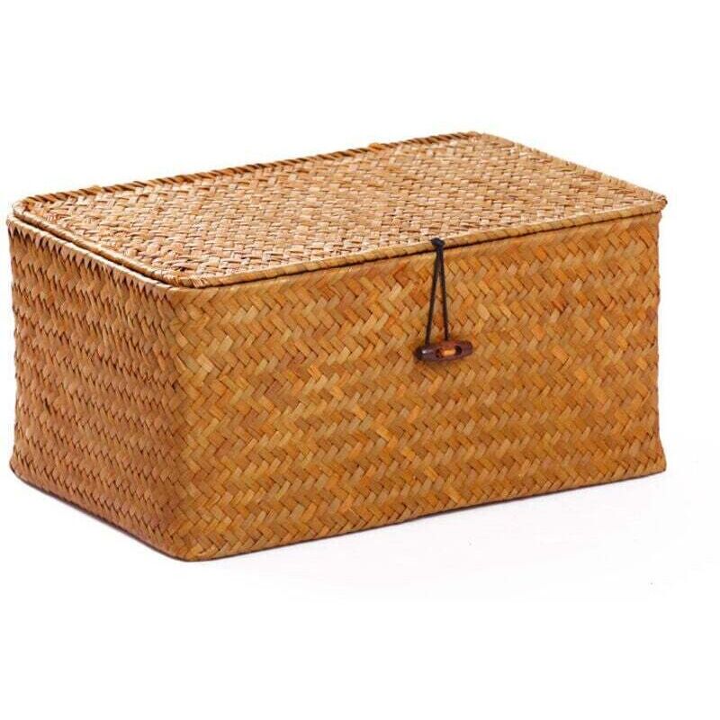 Panier de rangement - boîte de rangement - boîte de rangement avec couvercle - boîte de rangement - bac de rangement - boîte de tri - avec couvercle