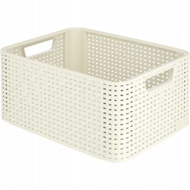 Panier de rangement Curver Style 18L Blanc