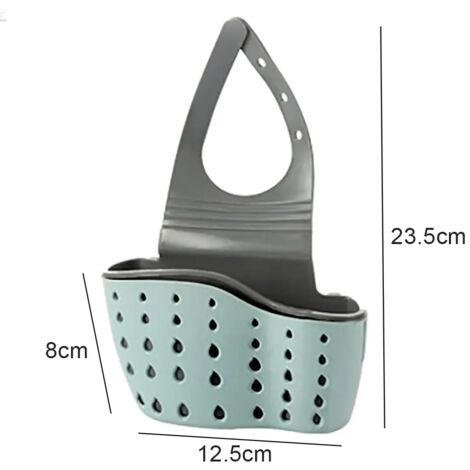 Panier de rangement égouttoir pour la maison, égouttoir d'évier de cuisine, porte-éponge distributeur de savon réglable, sac de rangement suspendu pour panier de rangement, accessoires de cuisine.