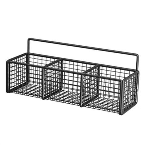 Panier de Rangement en Fil MéTallique, Organisateur de Rangement de Cuisine, Paniers Muraux Multifonctionnels à Suspendre pour