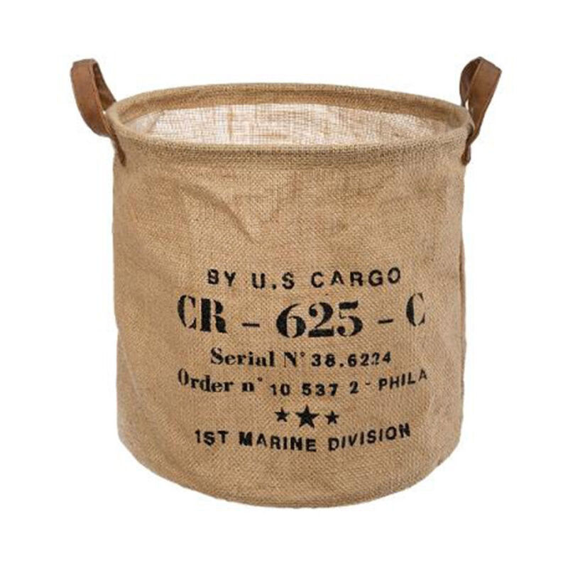 Panier de Rangement en Jute 'Loft' 30cm Naturel