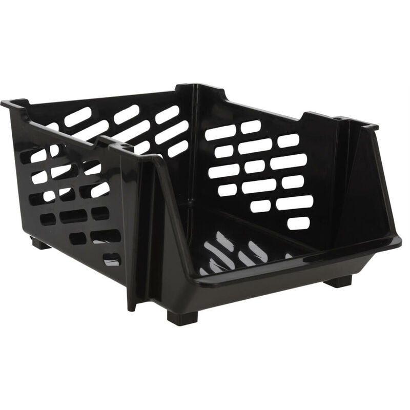 Panier de rangement en plastique, 44 x 33,5 x 20 cm