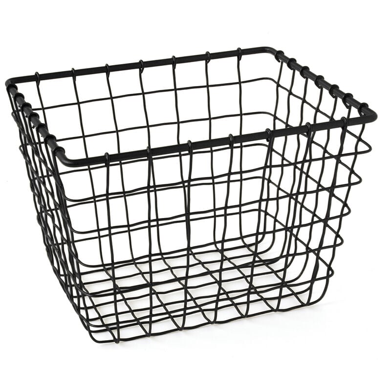 Panier de rangement filaire fab noir