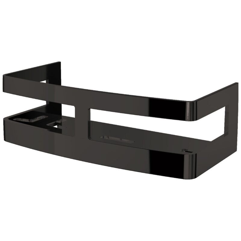 Panier de rangement L.22,5 H.9 cm noir - Inda