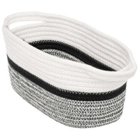 Panier de Rangement "Mix N Modul" 15x31cm Blanc & Noir