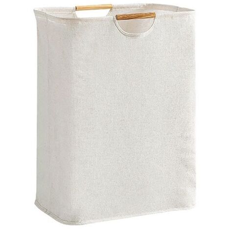 Panier de rangement - OKUMGGYJ - Pliable et imperméable - 40x30x30cm - Blanc