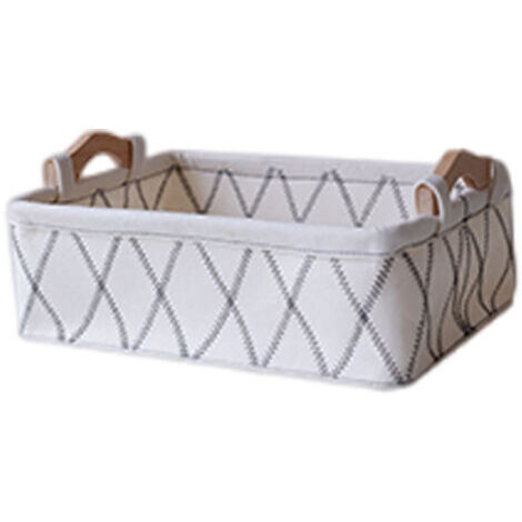 Panier de rangement pliable en feutre doux, idéal pour ranger DVD, CD, livres, sous-vêtements, chaussettes et soutiens-gorge. Panier de rangement décoratif et élégant.