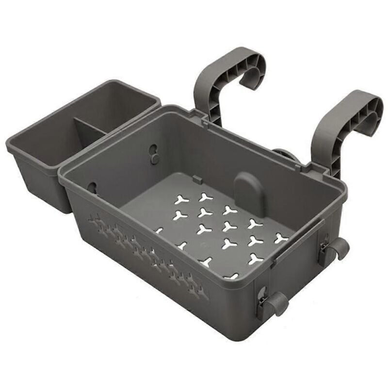 Panier de rangement portable pour piscine avec porte-gobelet, accessoires de piscine hors sol, rangement pour piscine