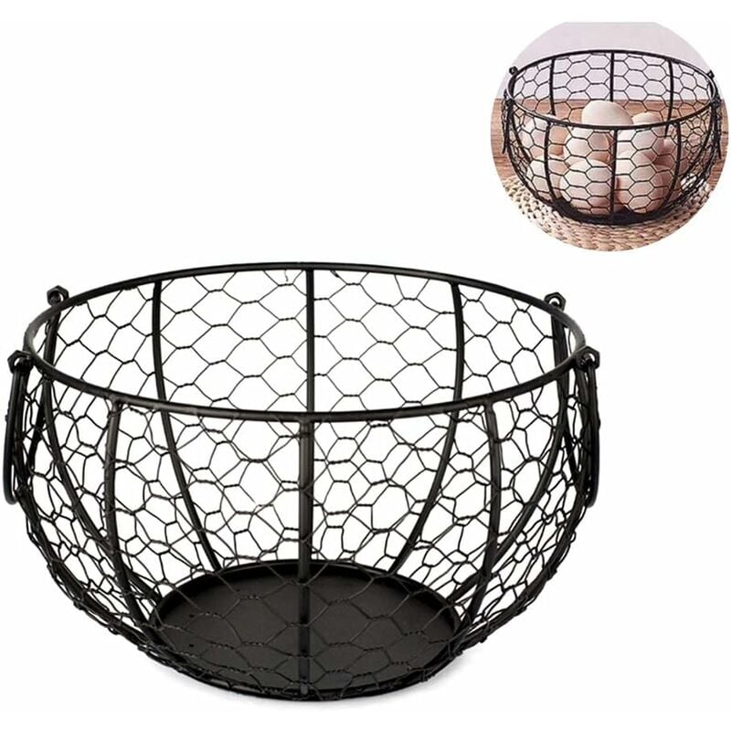 Fei Yu - Panier de rangement pour œufs, fruits, légumes, convient pour la maison, la cuisine