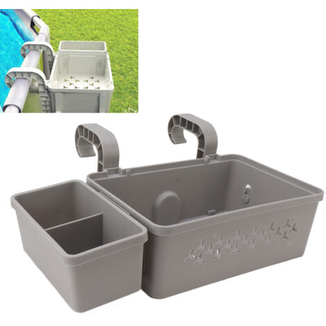 Panier de Rangement pour Piscine Support Mural Panier de Stockage pour Accessoires de Piscine-AUTRES