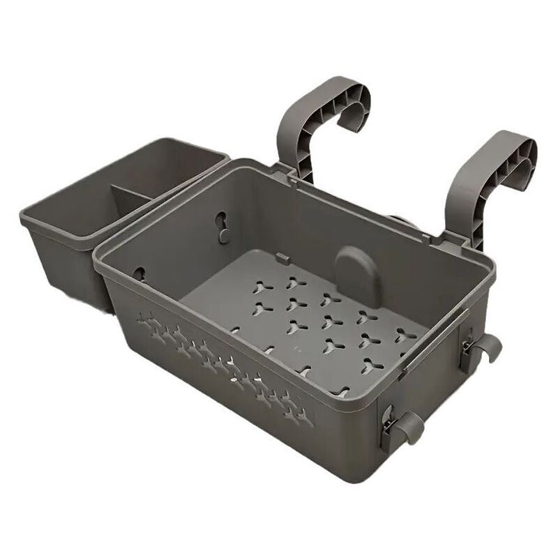 Panier de rangement pour piscines hors sol, accessoires de piscine hors sol, panier de rangement pour piscine avec porte-gobelet de piscine,