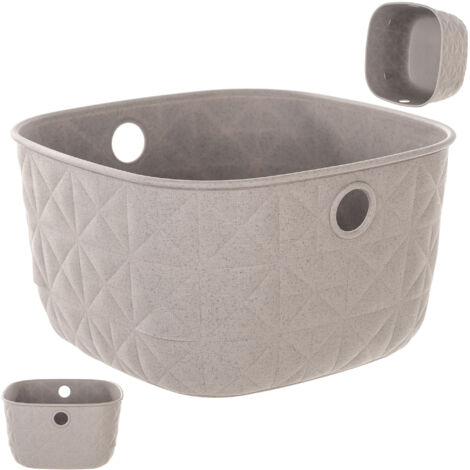 Panier de rangement « Softex » taupe