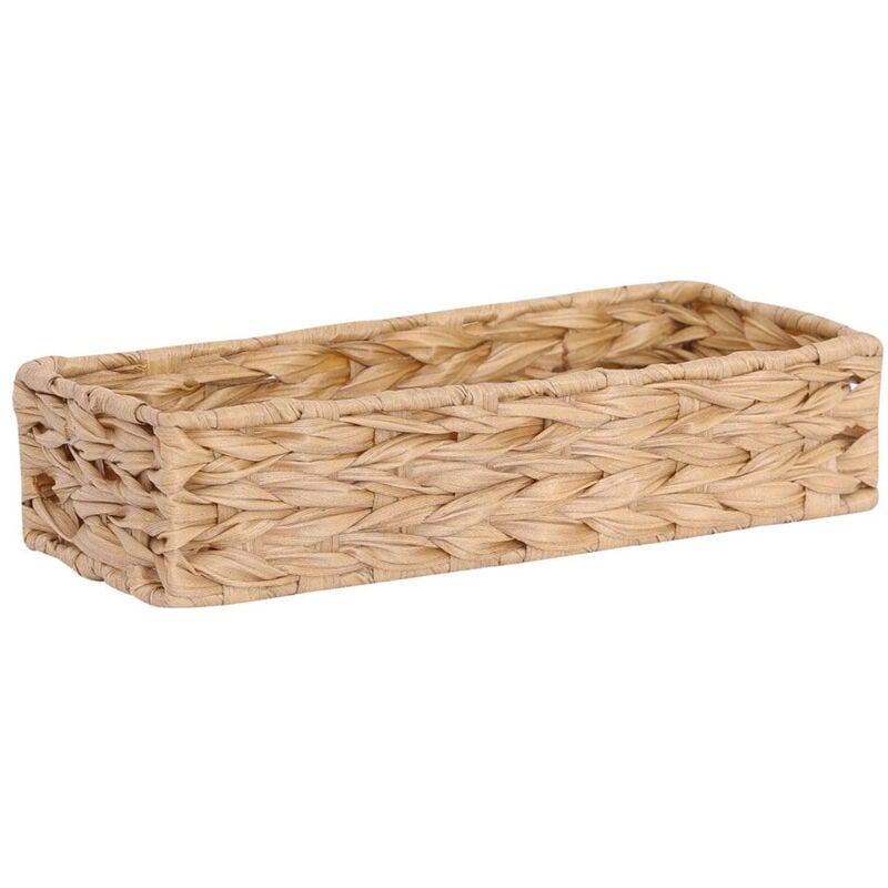 Panier de rangement tissé Décoration Divers Organisation pour la maison Intérieur Ménage Multifonction avec couvercle Paniers Étagères