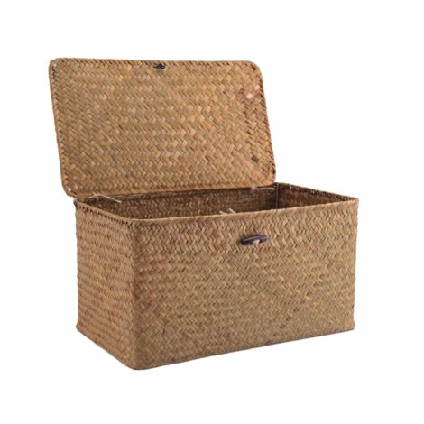Lot 3 Petits Paniers Rangement En Paille - Neufs - Déco Nature