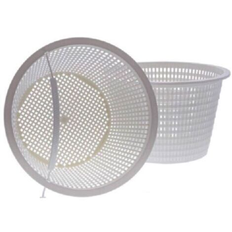 Panier de rechange en plastique pour écumoire de piscine (lot de 2) - Élimine les feuilles et les débris - Hauteur : 8 po
